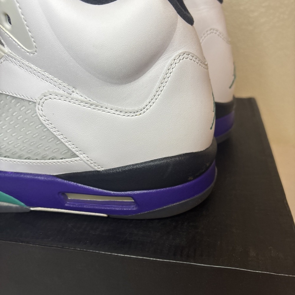 2013‎ Nike Air Jordan 5 Retro Grape 138027-108 Men's Size 12 - Picture 9 of 16